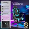 tectake Gaming-Stuhl Gamingstuhl (Set, 1 St), Verstellbare Rücken- und Armlehnen für ergonomisches Sitzen Bild 2