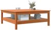 vidaXL Couchtisch Wachsbraun 100x100x40 cm Massivholz Kiefer 844470 Bild 4