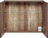 Spiegelschrank 80 cm mit LED-Beluchtung und 2 Türen PUEBLA-56 in Vintage Eiche Bild 4