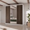 Beautysofa Kleiderschrank RAMOS II Breite: 200cm, mit Spiegel, mit Schubladen Bild 2