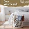 LS-LebenStil Wäschekorb Wäschesack Canvas Laundry Wash 50cm Faltbar Wäschesammler (Vintage 62L Faltbar Wäschetruhe Wäschebox Wäschesammler, 1 St, Wäschesortierer Aufbewahrungsbox für Kleidung Handtücher Spielzeug) Bild 3