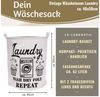LS-LebenStil Wäschekorb Wäschesack Canvas Laundry Wash 50cm Faltbar Wäschesammler (Vintage 62L Faltbar Wäschetruhe Wäschebox Wäschesammler, 1 St, Wäschesortierer Aufbewahrungsbox für Kleidung Handtücher Spielzeug) Bild 2