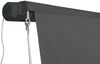 Elektrische Vollkassetten-Markise T124, 4x3m ausfahrbarer Volant ~ Polyester anthrazit, anthrazit Bild 5
