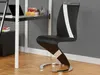 Vente-unique - Stuhl Freischwinger 2er-Set - Kunstleder - Schwarz & Weiß - TWIZY Bild 5