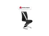 Vente-unique - Stuhl Freischwinger 2er-Set - Kunstleder - Schwarz & Weiß - TWIZY Bild 2