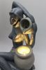 Arnusa Gartenbrunnen Springbrunnen 60 cm BK861 mit LED Beleuchtung Zimmerbrunnen, für den Innen- und Außenbereich Wasserspiel Bild 2