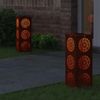 vidaXL Solar LED Weg Licht 2 pcs Rostig Wetterfeststahl 879785 Bild 3