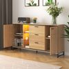 Sideboard 160x40x85 cm mit 3 Schubladen – modernes Möbelstück in Holzfarbe Bild 4