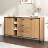 Sideboard 160x40x85 cm mit 3 Schubladen – modernes Möbelstück in Holzfarbe Bild 3