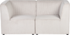 LEMVIG 2-Sitzer Modulsofa Beige Cord Bild 4