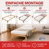 Hochwertiges Bettgestell DORADO 90x200 cm Massivholz Buche mit Lattenrost Bild 2