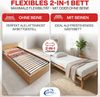Hochwertiges Bettgestell DORADO 90x200 cm Massivholz Buche mit Lattenrost Bild 3