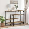 Konsolentisch, Beistelltisch, Konsole mit Regal Artisan-Eiche 100 x 35 x 75 cm Bild 2