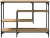Konsolentisch, Beistelltisch, Konsole mit Regal Artisan-Eiche 100 x 35 x 75 cm Bild 5