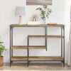 Konsolentisch, Beistelltisch, Konsole mit Regal Artisan-Eiche 100 x 35 x 75 cm Bild 4