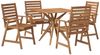 vidaXL 5-tlg. Garten-Essgruppe Massivholz Akazie 3283569 Bild 2