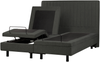 Bett verstellbar Stoff CASTELLAN 160 x 200 cm Dunkelgrau Bild 5