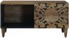 vidaXL Couchtisch Braun 80 x 50 x 40 cm Massivholz Mango 4018336 Bild 3