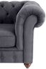 Home affaire Chesterfield-Sofa Chesterfield 3-Sitzer B/T/H: 198/89/74 cm, mit hochwertiger Knopfheftung, auch in Leder Bild 3