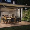 Spettmann SUN LED Halbkassettenmarkise 300x200 cm Funkmotor Anthrazit Tuch Beige Bild 2
