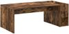 vidaXL Couchtisch Geräucherte Eiche 101,5 x 50 x 37 cm Holzwerkstoff 891196 Bild 2