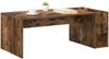 vidaXL Couchtisch Geräucherte Eiche 101,5 x 50 x 37 cm Holzwerkstoff 891196 Bild 3