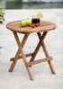 More2Home Beistelltisch PICNIC-1, Teak massiv, klappbar Bild 1