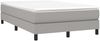 vidaXL Boxspringbett mit Matratze Hellgrau 120x200 cm Stoff, Härtegrad: H2 [3144061] Bild 3