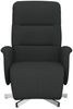 vidaXL Relaxsessel mit Fußteil Schwarz Stoff 356563 Bild 3