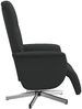 vidaXL Relaxsessel mit Fußteil Schwarz Stoff 356563 Bild 4