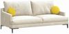 vidaXL Sitzkissen 2 pcs Helles Gelb Ø30 x 13 cm Stoff 42014092 Bild 3