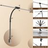 Quntis LED Schreibtischlampe 24W LED Doppelkopf Schwanenhals-Schreibtischlampe mit Klemmarm, Dimmbar, LED fest integriert, Kaltweiß/Naturweiß/Warmweiß, Schwanenhals-Büro-Tischlampe mit Fernbedienung für Home Office Bild 3