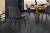 riess-ambiente Esszimmerstuhl ROADSTAR grau / schwarz - Samt, Metallbeine, Ziersteppung, Retro (Einzelartikel, 1 St), gepolsterter Stuhl - ideal für Küche, Esszimmer, Wohnzimmer & Büro Bild 3