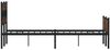 vidaXL Bettgestell ohne Matratze Braun Eiche 120x200 cm Holzwerkstoff 4017342 Bild 5
