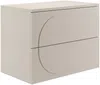 Vente-unique - VUTOMA Waschbeckenmöbel Holz, Platte Beige - B 46 cm x H 60 cm x L 80 cm Bild 4