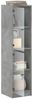 vidaXL Highboard mit Glastüren Betongrau 35x37x142 cm 836437 Bild 5