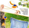 TUWENA Wand-Wäscheleine Ausziehbar, Camping Tragbare 10m Wäscheschnur Outdoor Wäscheständer, Für Badezimmer, Waschküche, Garten oder Reise Urlaub Bild 2