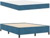 vidaXL Bettrahmen mit Matratze Dunkelblau 140 x 200 cm Stoff 3399070 Bild 5