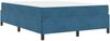 vidaXL Bettrahmen mit Matratze Dunkelblau 140 x 200 cm Stoff 3399070 Bild 4