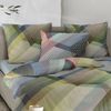 Irisette Mako Satin Bettwäsche Wave 8691-90 Geometrisch Bunt 135x200 Bild 3