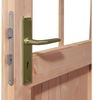 Gartenhaus Kandern 7 - 364x244 cm plus Anbaudach 3,20m mit Wänden, 28 mm Holz naturbelassen, Karibu Bild 4