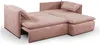 Ecksofa mit Schlaffunktion TEODORA von PASCAL MORABITO - Kord - Rosa - Ecke rechts Bild 4
