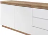 Vente-unique - RENIRI Sideboard Holz, Platte BeigeWeiß - B 45 cm x H 82 cm x L 180 cm Bild 3