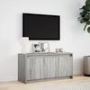vidaXL TV-Schrank mit LED-Beleuchtung Grau Sonoma 100x34x50 cm 852213 Bild 4