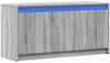 vidaXL TV-Schrank mit LED-Beleuchtung Grau Sonoma 100x34x50 cm 852213 Bild 3