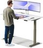 Desktronic HomeOne Elektrisch höhenverstellbarer Schreibtisch 160x80cm Grün/Weiß mit Memory-Funktion, Anti-Kollisions Technologie, USB-A und USB-C-Ladeanschlüssen Bild 1