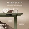 Desktronic HomeOne Elektrisch höhenverstellbarer Schreibtisch 160x80cm Grün/Weiß mit Memory-Funktion, Anti-Kollisions Technologie, USB-A und USB-C-Ladeanschlüssen Bild 4