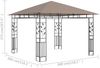 Gartenpavillon, Pavillon mit Moskitonetz 3 x 3 x 2,73 m Taupe 180 g/m² Bild 5