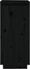 vidaXL Schuhschrank Schwarz 35x35x80 cm Massivholz Kiefer 813539 Bild 5