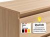 Home Collective Kommode mit 6 Schubladen 95, 120, 140 cm breit Holz Schrank (Highboard Anrichte Schlafzimmer Wohnzimmer Flur Büro Organizer), Kommode 95 cm breit Kommode Sideboard, Sonoma Bild 4